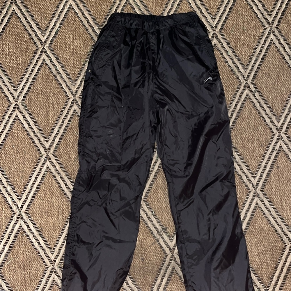 Black Nylon Pants